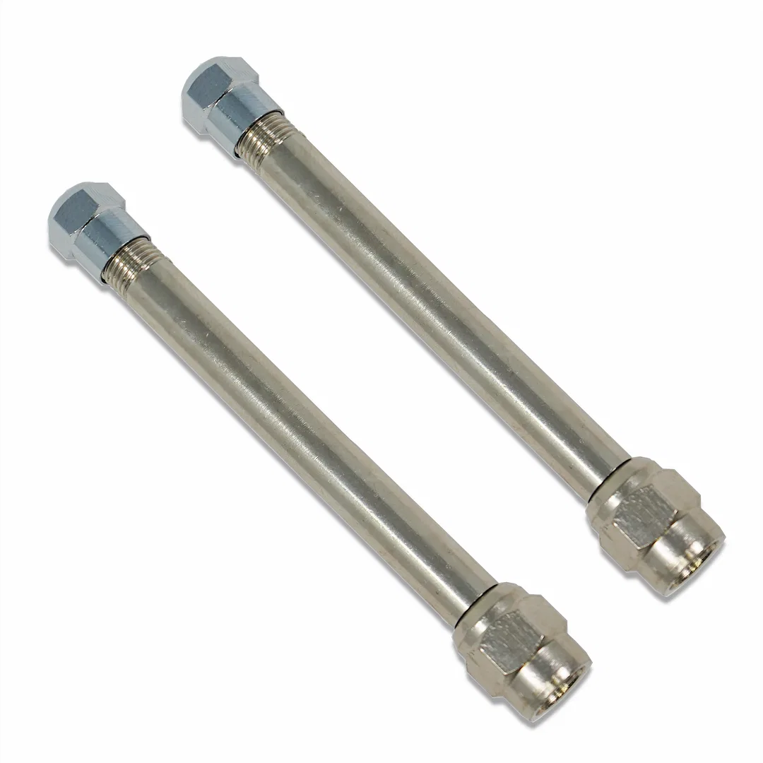 TM22316VP – VALTERRA LLC Valve Stem Extension, 3 Inch Length Stainless Steel Polished Silver With Cap TPMS Compatible...